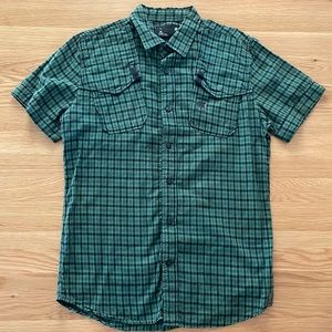 Plaid Mens G-star button shirt